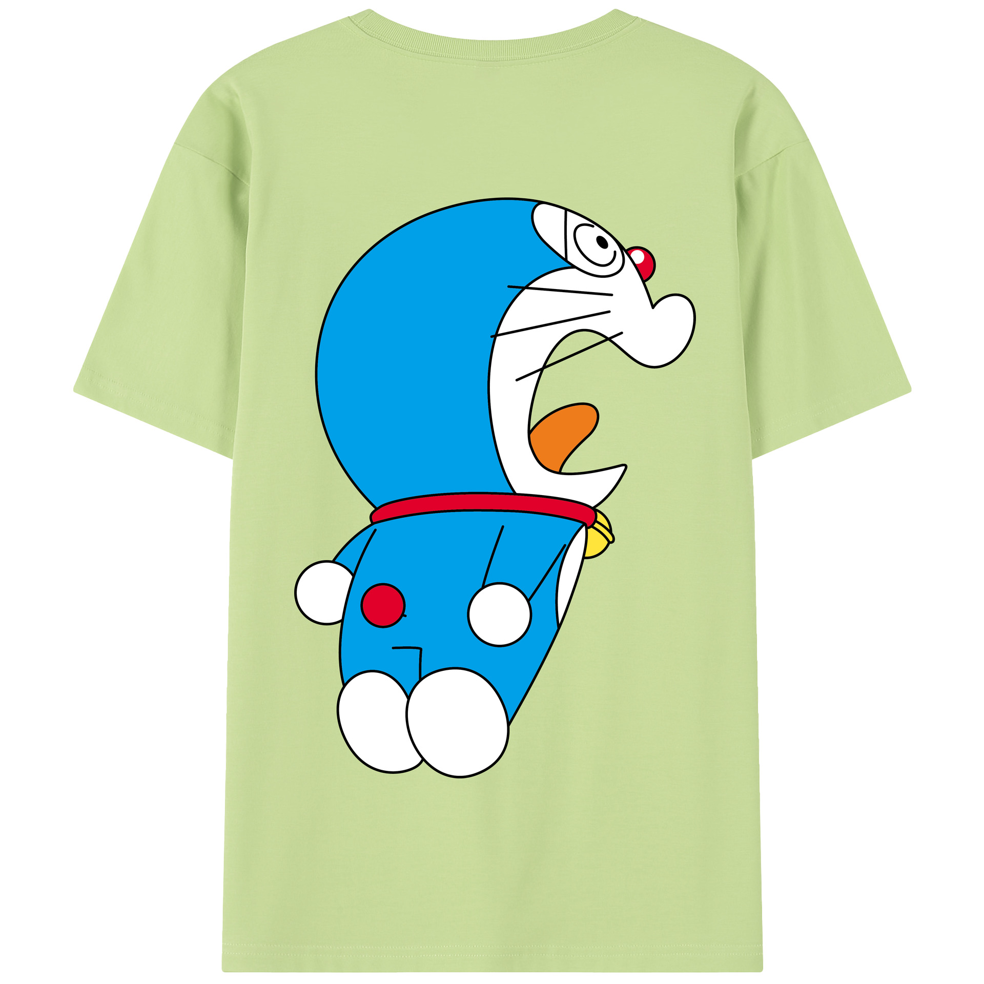 （画像用） ドラえもん Doraemon 綿100％半袖Tシャツ（背面プリント）